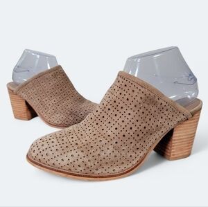 Rebels Western Heeled Booties Mules Slip on Size 8